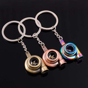 Autoliefhebber Turbo Sleutelhanger (met Lampje!)