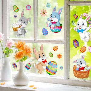 Pasen Raam Stickers Set