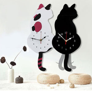 Schattige Kat Wandklok