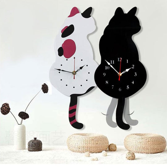 Schattige Kat Wandklok