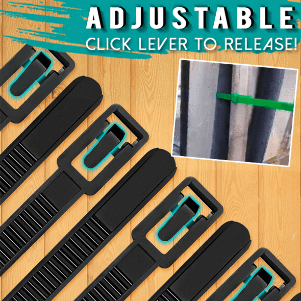 Herbruikbare Tie Wraps (100 Stuks!)