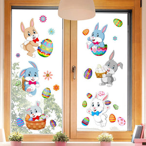 Pasen Raam Stickers Set