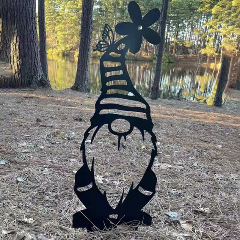 Silhouet Tuinkabouter Decoratie