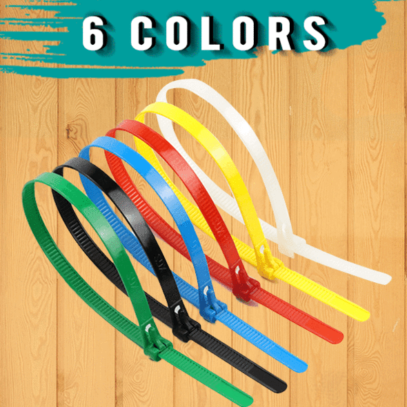 Herbruikbare Tie Wraps (100 Stuks!)