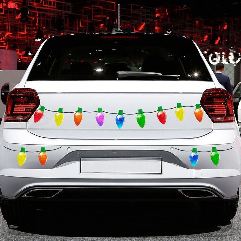 Vrolijke Reflecterende Kerst Stickers