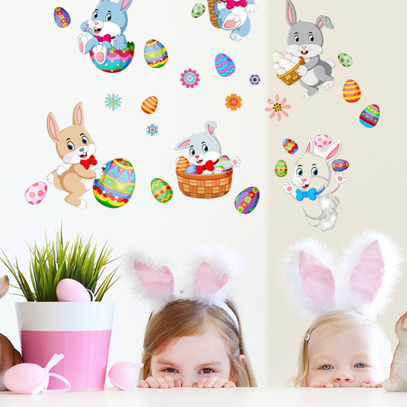 Pasen Raam Stickers Set