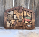 Houten Kerststal Puzzel