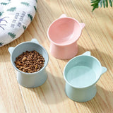 Schattig Ergonomisch Katten Voer/Waterbakje