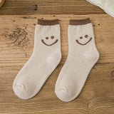 Biokatoen Smiley Sokken