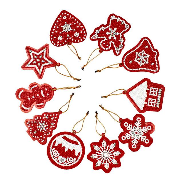 Diamantjes Knutsel Kerst Versieringen