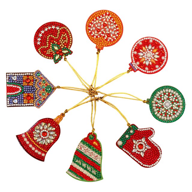 Diamantjes Knutsel Kerst Versieringen