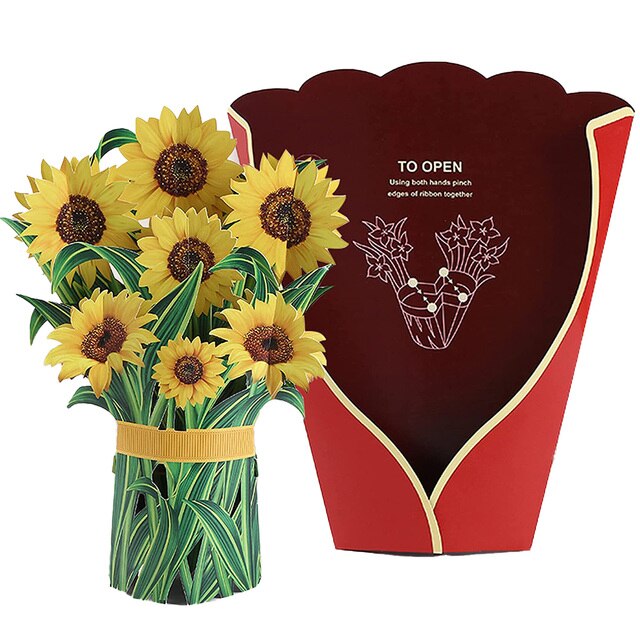 Pop-Up 3D Boeket Cadeau