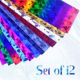 Nagelfolie Set (12 Vellen!)