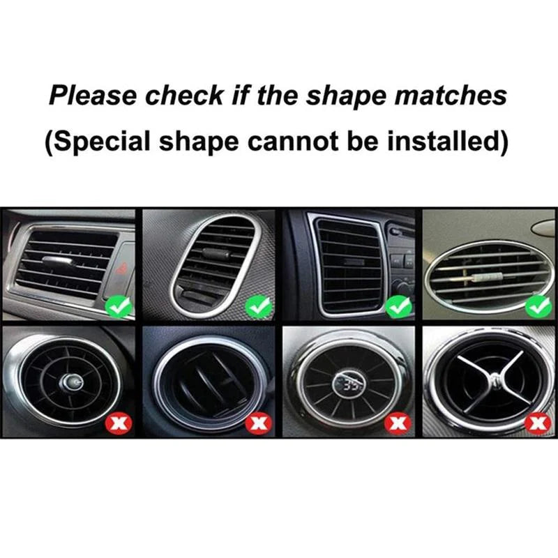Auto Ventilatie Decoratiestrip (10 Stuks)