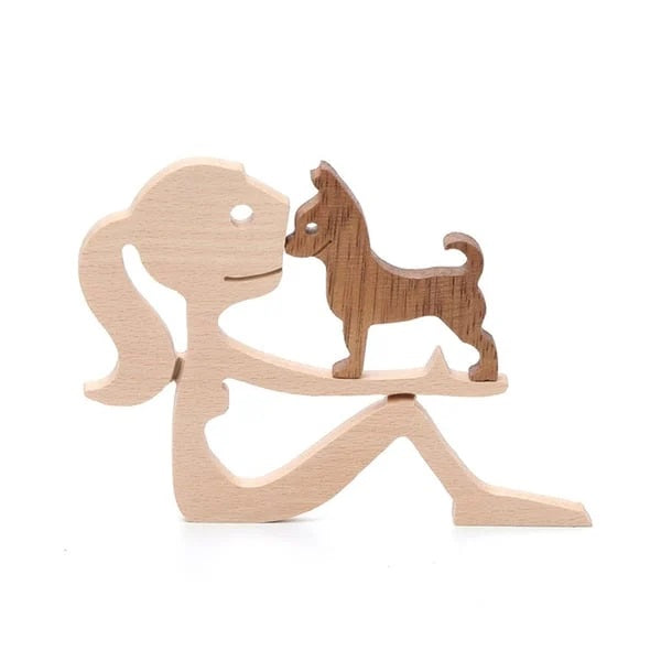 Handgemaakte Houten Beeldjes