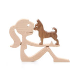 Handgemaakte Houten Beeldjes