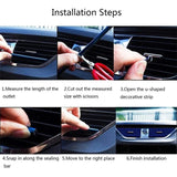 Auto Ventilatie Decoratiestrip (10 Stuks)