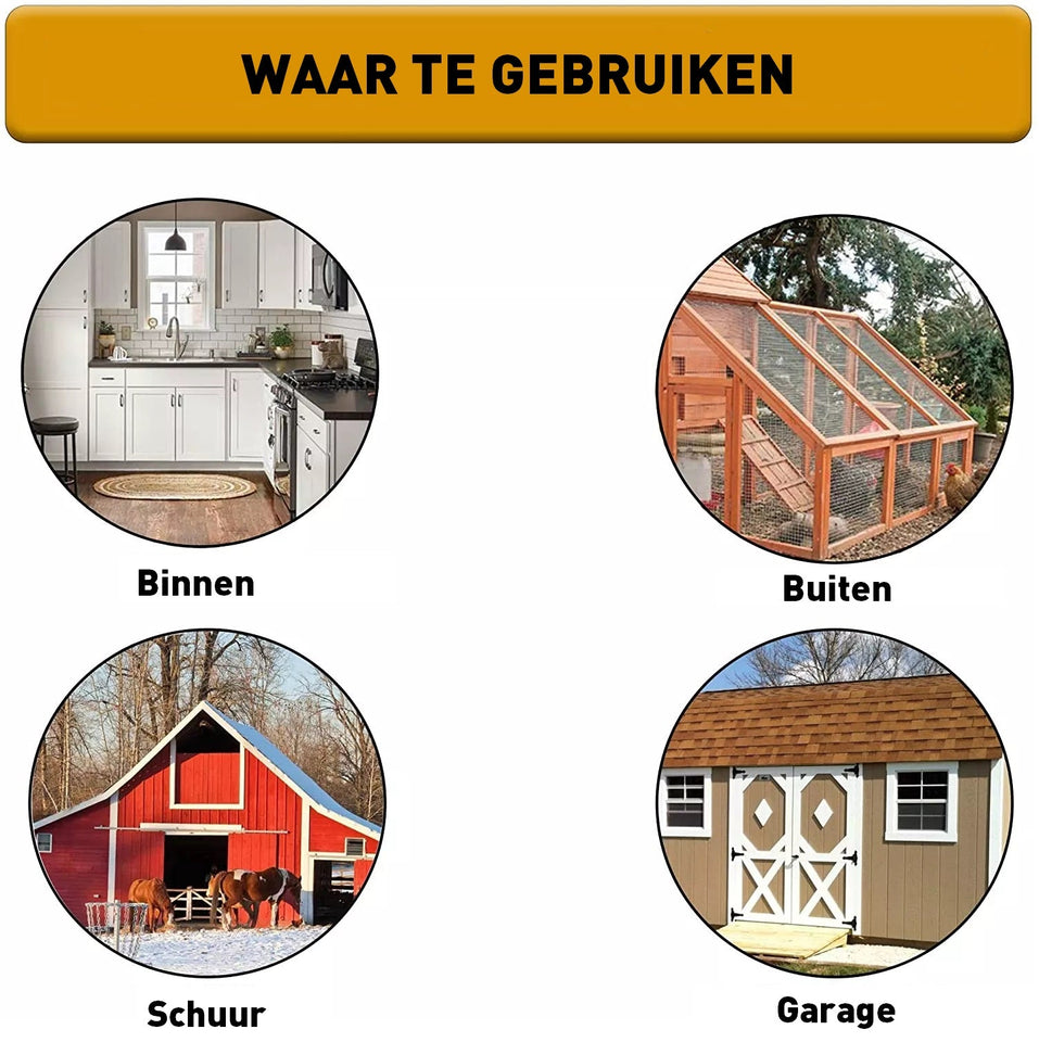 Herbruikbare en Diervriendelijke Muizenval™
