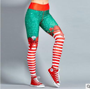 Kerst legging Deluxe- High waist