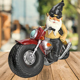 Stoere Biker Tuinkabouter