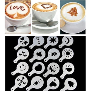 Koffie Kunst Set "Super Barista"