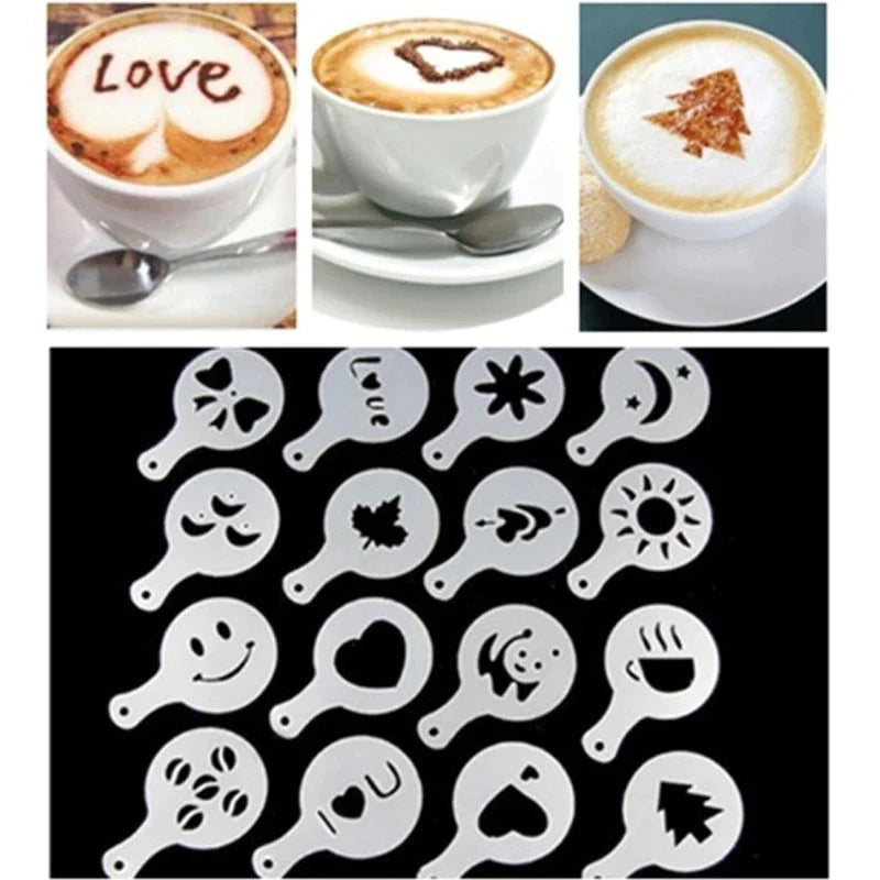 Koffie Kunst Set "Super Barista"