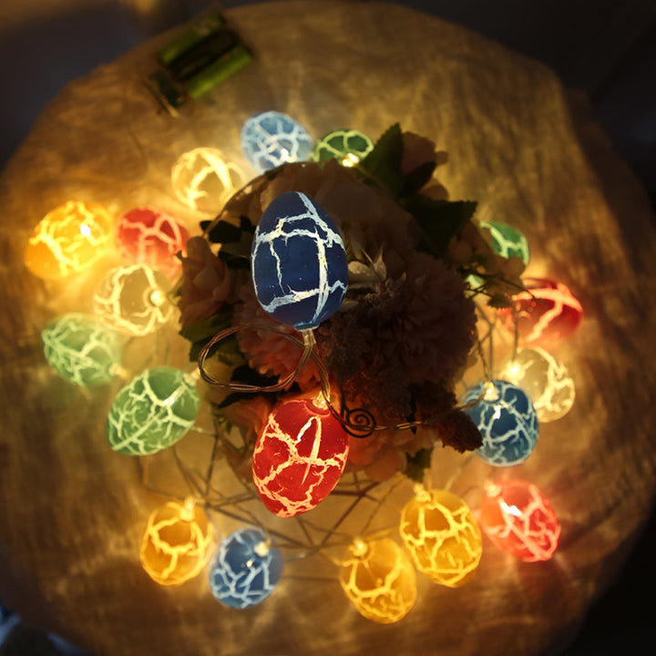 Paasdecoratie: Ei Lichtstrook