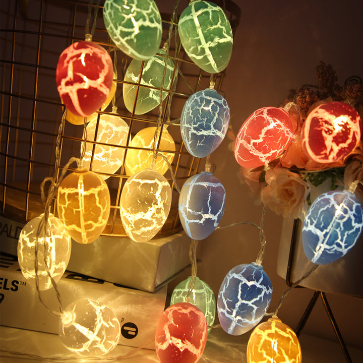 Paasdecoratie: Ei Lichtstrook