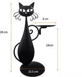 IJzeren Zwarte Kat Kandelaar