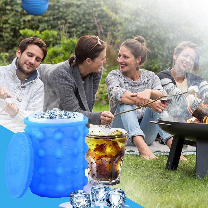 Multifunctionele Ijsklontjes makende Flessenkoeler