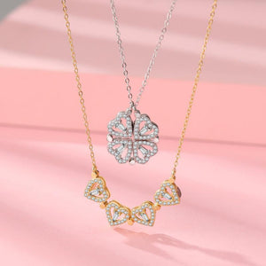 Hart & Klavertje Vier Ketting