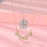 Hart & Klavertje Vier Ketting