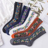Vintage Bloemen Sokken 'Belle Designs'