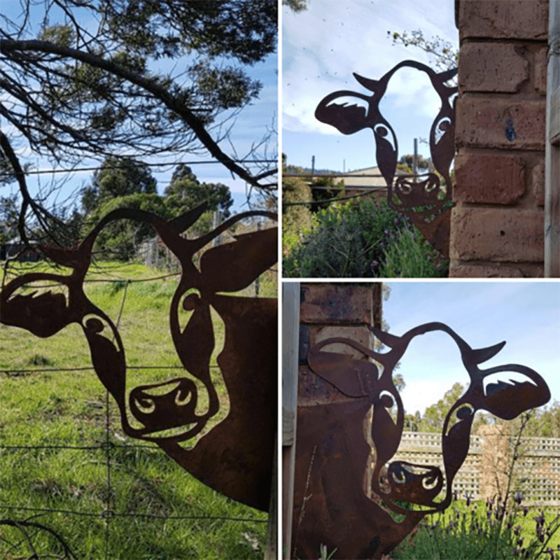 Metalen Koe Decoratie™