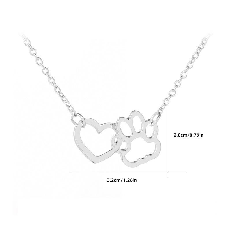 Schattige Dierenpoot Ketting - Voor de Dierenliefhebbers!