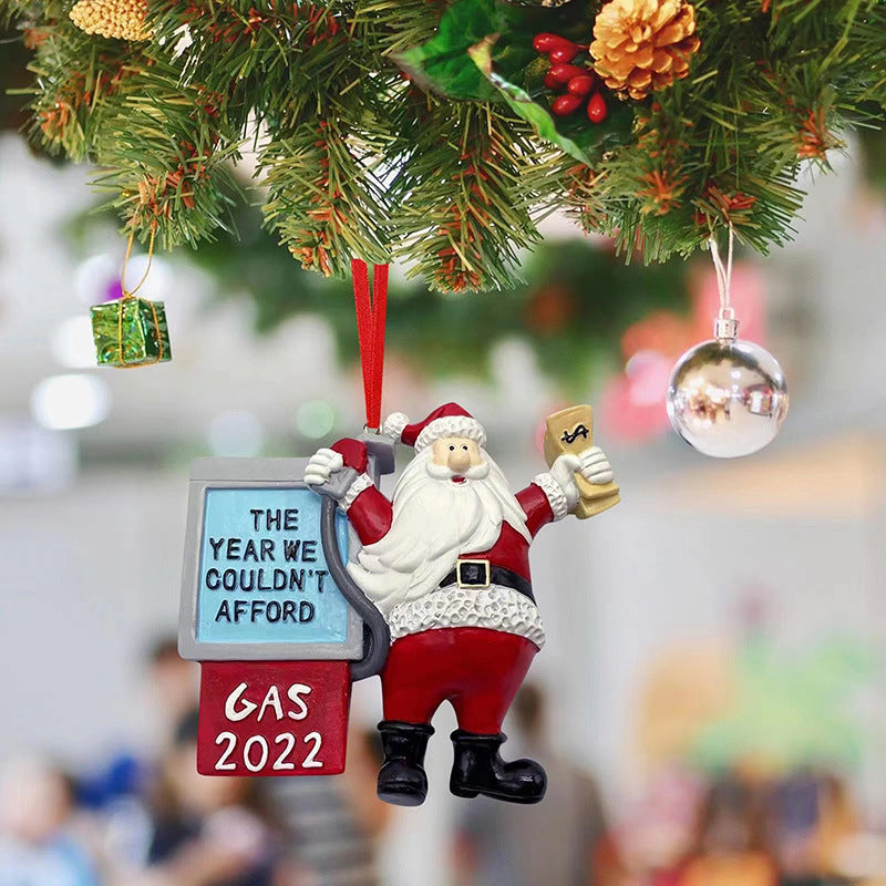 Hilarische Kerstman Ornament