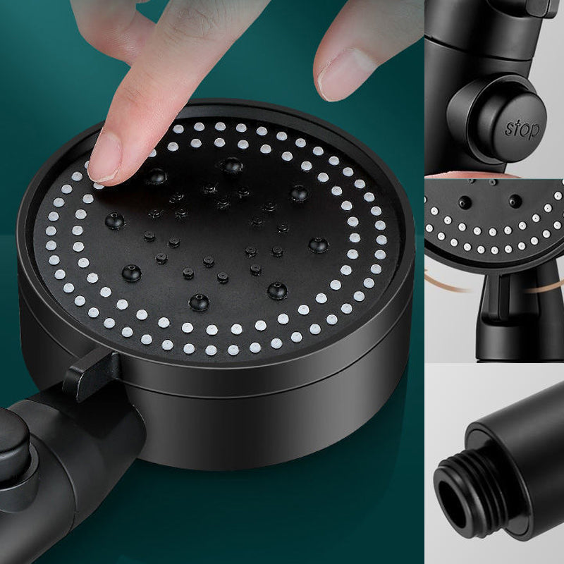 Luxe Mat Zwarte 5-in-1 Premium Douchekop