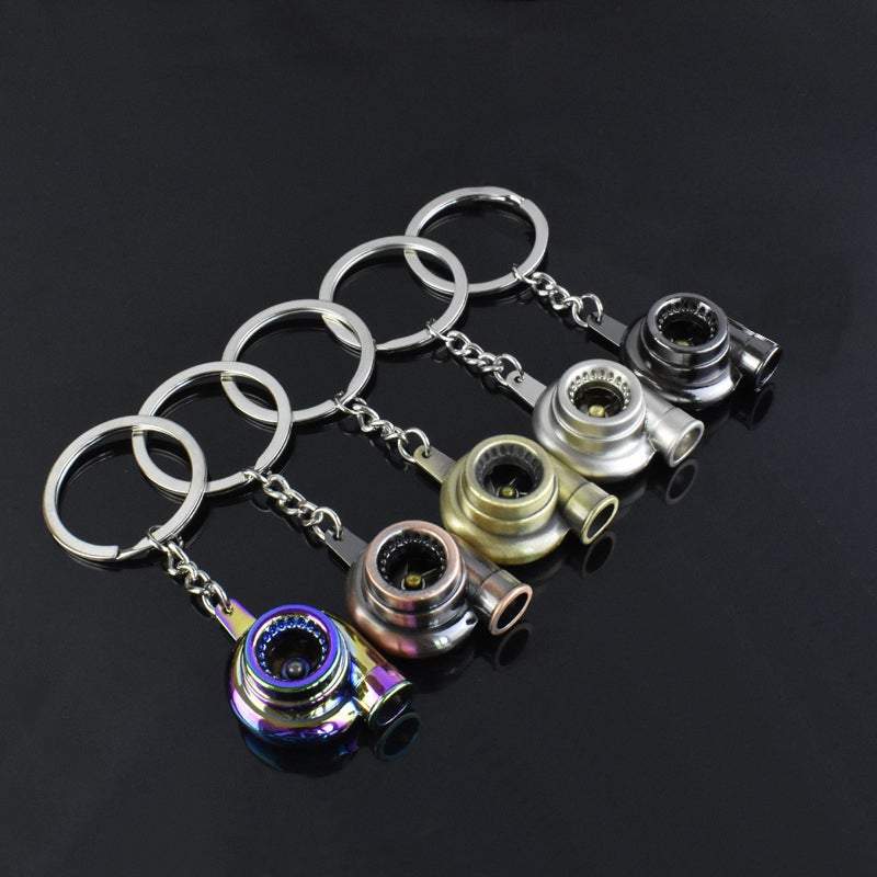Autoliefhebber Turbo Sleutelhanger (met Lampje!)