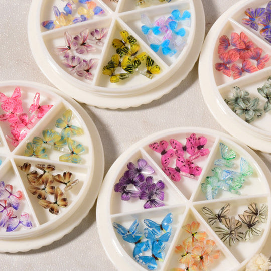Nail Art Vlinder Miniatuurset (30 Stuks!)