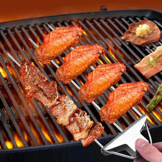 Drie-in-één Grillspiezen