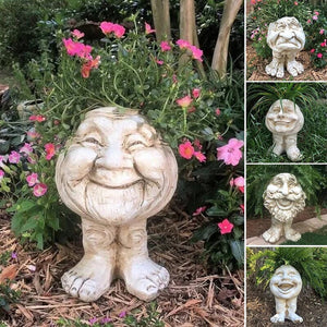 Grappig Gezicht Bloempot