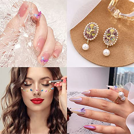 Nail Art Vlinder Miniatuurset (30 Stuks!)