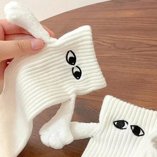 Schattige Hand in Hand Magnetische Sokken