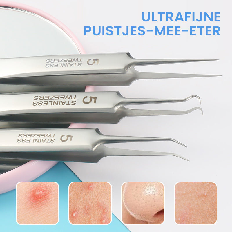 Ultradunne Mee-eterpincet - Duitse Kwaliteit