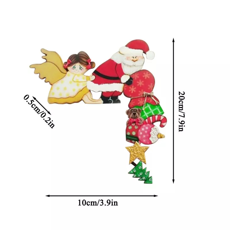 Kerst Hoek/Deur Decoratie "Happy days"