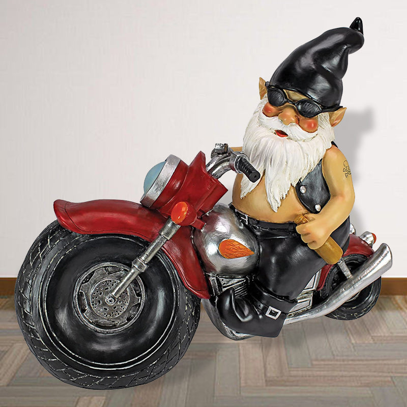 Stoere Biker Tuinkabouter