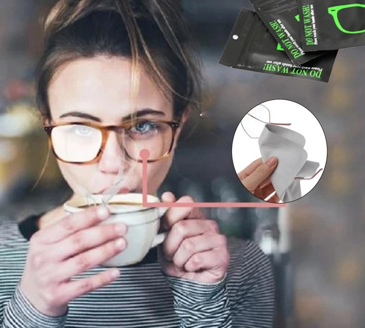 Bril Anti-Aanslag Doekjes - Perfect voor met Mondkapjes! (SET VAN 10)