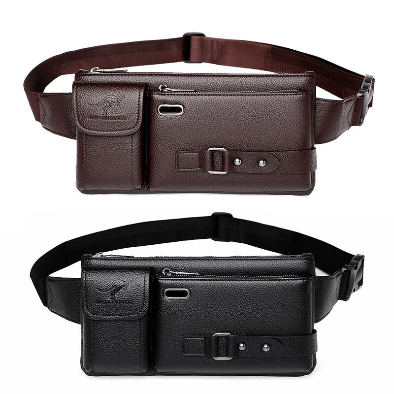 Lederen Sling Bag™ | Stijlvol in iedere Situatie!