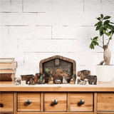 Houten Kerststal Puzzel
