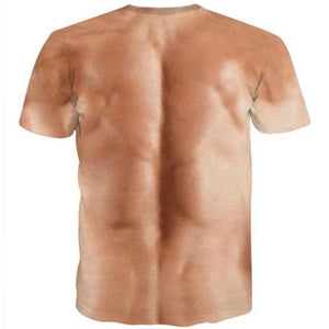 Grappig "Ontbloot Bovenlijf" Shirt